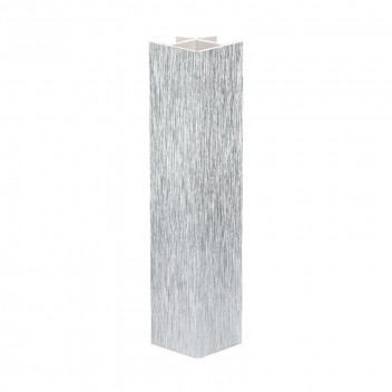 FIT 90 DEGREE CORNER K/PLATE STAINLESS FINISH 150MM