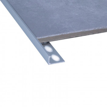 STRAIGHT EDGE MATT SILVER TRIM DECOR   10MM X 2.5M