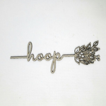 WOOD WORD HOOP WITH PROTEA