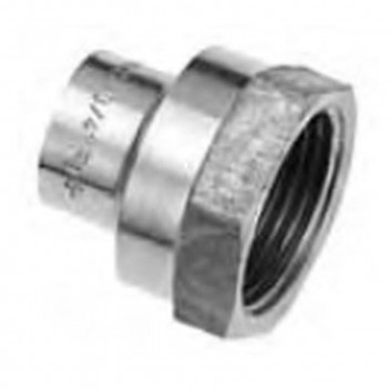 Capillary Reducing Coupler Straight Female 15MMx3/4 Inch Brass