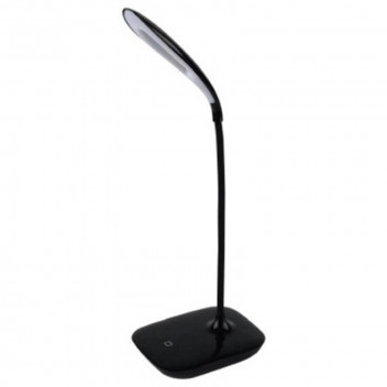 HOMEQUIP LED DESK LIGHT FLEXILITE USD RECHARGEABLE BLACK
