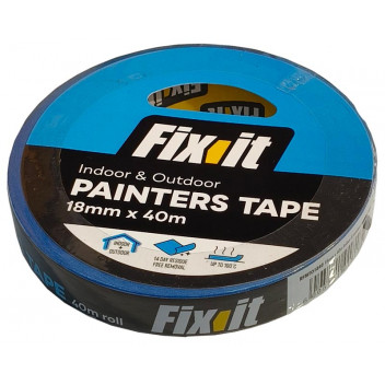 FIXIT INDOOR & OUTDOOR MASKING TAPE 18MM X 40M