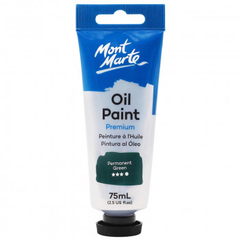 OIL CRAFT PAINT PERMANENT GREEN 75ML TUBE