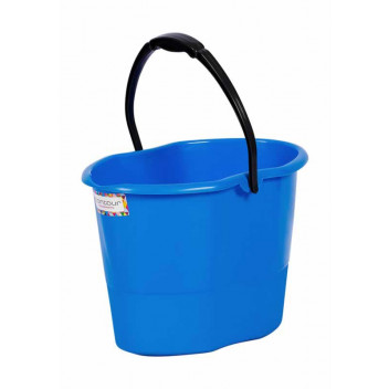CONTOUR ASSORTED COLOURS POLYPROPYLENE MOP BUCKET 15L
