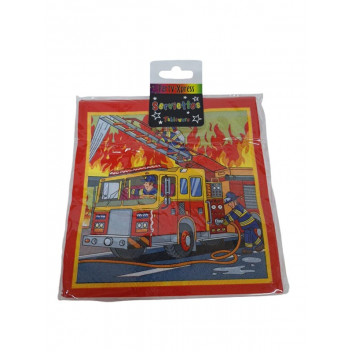SERVIETTE PARTY    PX24431   FIREMAN   20PP