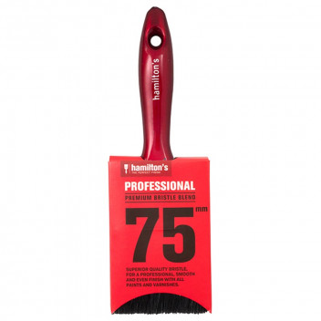 HAMILTONS PROFESSIONAL PAINT BRUSH  75MM