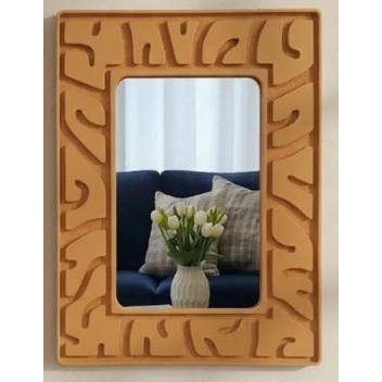 GIRAFFE FRAME2 CINNAMON SPICED LAZER MIRROR 500X647MM
