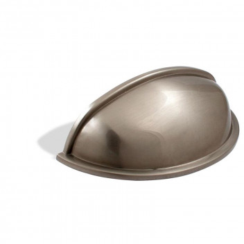 FIT CAROLINA CUP HANDLE SATIN B/NICKEL 76MM
