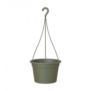 ARTEVASI MADAGASCAR DRY GREEN PLASTIC HANGING BASKET 26CM