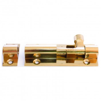 BOLT BARREL 100MM BRASS HPBBP100 2PP S/TOP