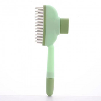 PET COMB PLASTIC RECTANGLE GREEN 20X8CM