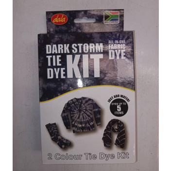 TIE DYE KIT 6 COLOUR DARK STORM