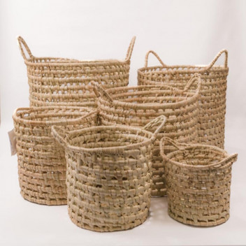 SYNERGISTIC STRATEGIC ALLIANCE WOVEN CINNAMON DECOR BASKET 30CM