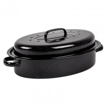 KAUFMANN OVAL BRAAI PAN 32.5X20X12MM 3L