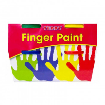 PAINT FINGER TEDDY TEDK-FIP-50  4X100ML TUBS DALA