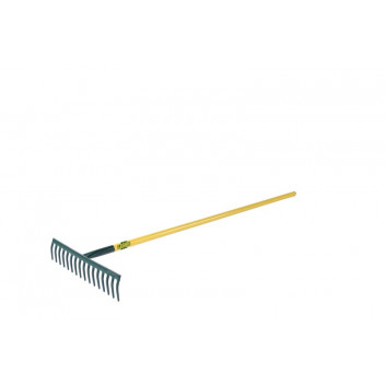 LASHER ALL STEEL 16TEETH HEAVY DUTY GARDEN RAKE
