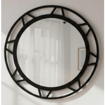 TAYLOR 2 BLACK LAZER MIRROR 720X720MM