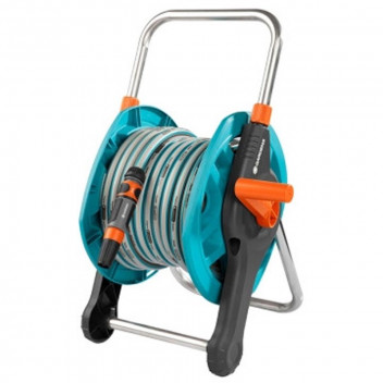 GARD HOSE REEL SET WITH 20M HOSE 13MM AND FITTINGS