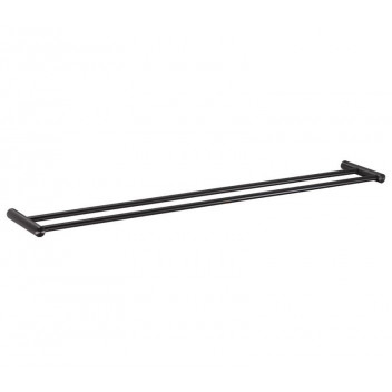 BLUTIDE DOUBLE RAIL TOWEL GUNMETAL 800MM.