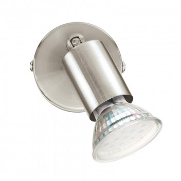 EUROLUX 1LIGHT SATIN CHROME BUZZ SPOT LIGHT