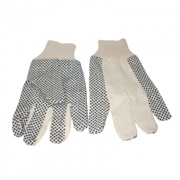 MATSAFE GLOVE COTTON WHITE POLKA DOT 5CM