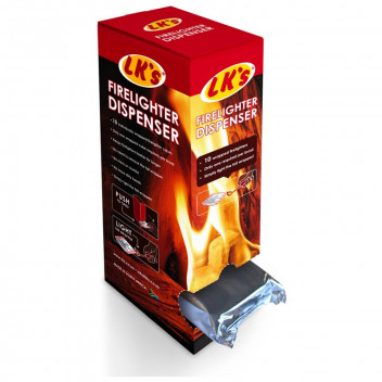 LKS FIRELIGHTER DISPENSER 10 BLOCKS