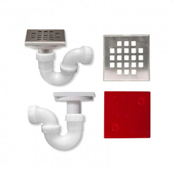 DRAINMATE FLOOR DRAIN 40MM ï¿½ S/S SQUARE.