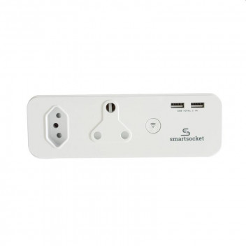 WIRELESS CHARGE SMART SOCKET  WIFI SSO + EURO + USB X2