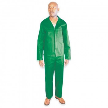 MAT-SAFE OVERALL CONTI SUIT EMERALD GREEN 2PIECE SIZE 40