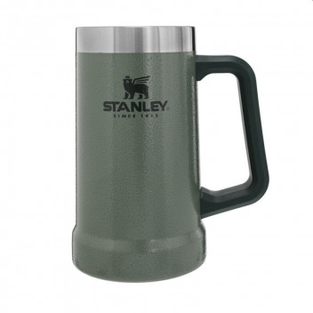 STANLEY HAMMERTONE GREEN BIG GRIP BEER STEIN 700ML