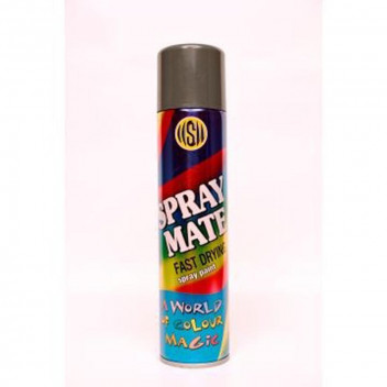 SPRAYMATE MACHINERY GREY FAST DRYING SPRAY PAINT 250ML