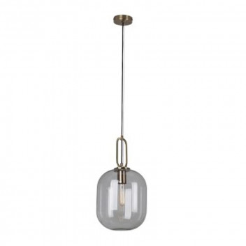 EUROLUX CLEAR GLASS HALLSTAT PENDANT LIGHT 350MM