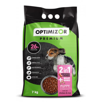 OPTIMIZOR PREMIUM PUPPY FOOD PLUS 26% PROTEIN 7KG