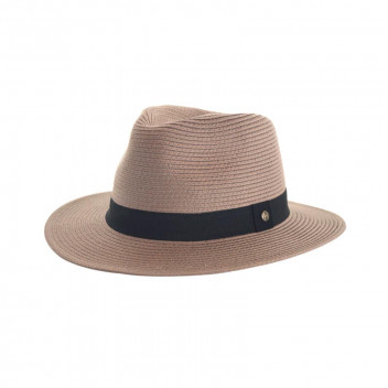 PANA-MATE FEDORA TAUPE HAT 61CM