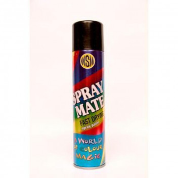 SPRAYMATE GLOSS BLACK FAST DRYING SPRAY PAINT 250ML