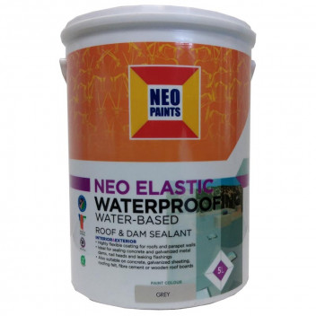 MEGAPAINT GREY WATERPROOFING FLEXISEAL INCLUDING MEMBRANE 5L