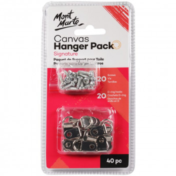CRAFT CANVAS HANGER 40PIECE