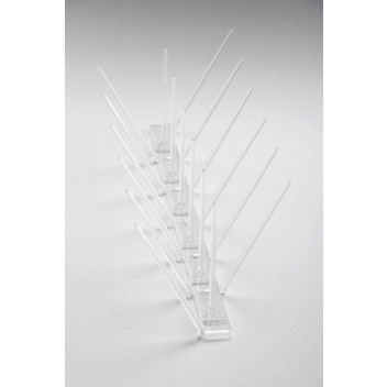 SPIKE ANTI-BIRD 33.3CM CLEAR POLY CARBONATE UV RESISTANT