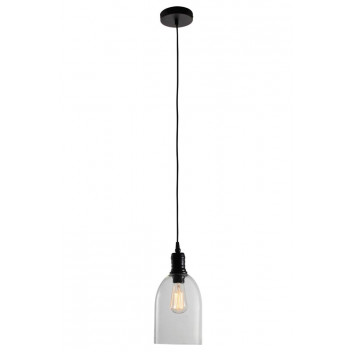 EUROLUX BLACK FARMHOUSE PENDANT LIGHT 155MM