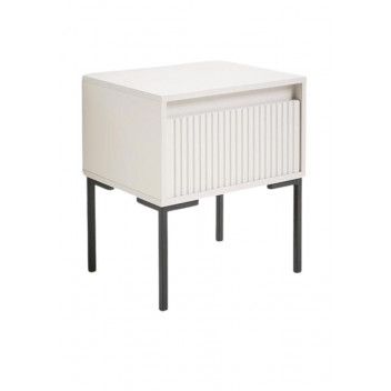 MELAMINE COTTON HARMONY BEDSIDE TABLE 560X400X300MM