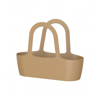 RTEVASI PARIS MUSTARD PLASTIC BAG 43CM