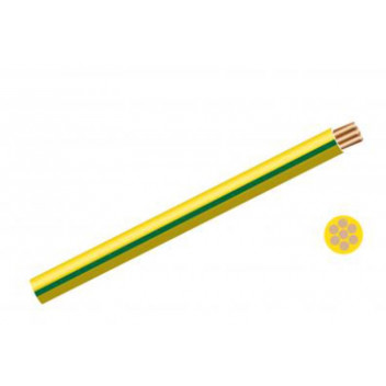 GREEN AND YELLOW CABLE HOUSE WIRE 4MM 10M
