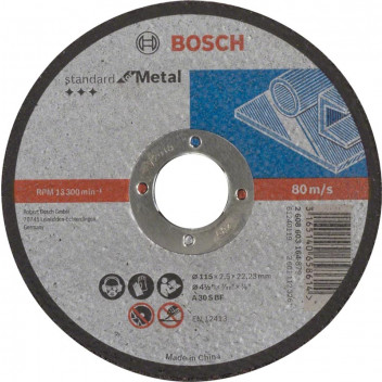 STRAIGHT CUT METAL DISC A30 S BF 115X22.2MM