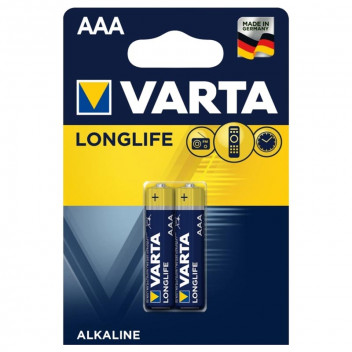 VARTA LONGLIFE BATTERY AAA 2PACK