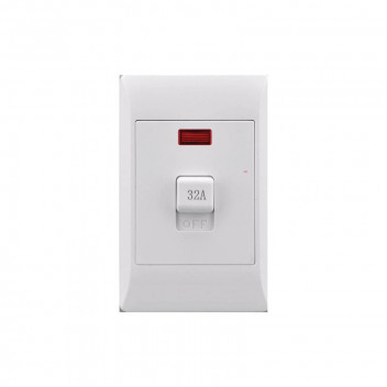 ELECTRICMATE WHITE STOVE ISOLATOR 32A 100X50