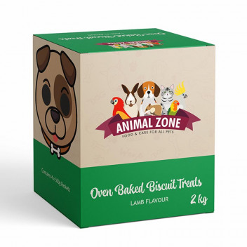 ANIMAL ZONE LAMB BAKED DOG BISCUIT 2KG