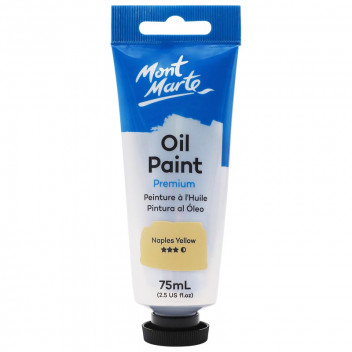 OIL CRAFT NAPLES YELLOW PAINT 75ML TUBE