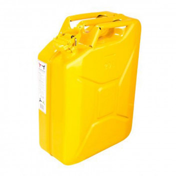 YELLOW DIESEL METAL JERRY CAN 20L