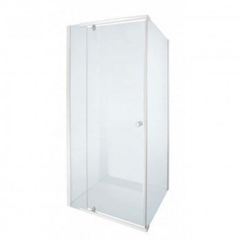 ALPHINE PIVOT SHOWER DOOR WHITE