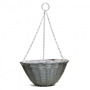 RATTAN HANGING BASKET EFFECT